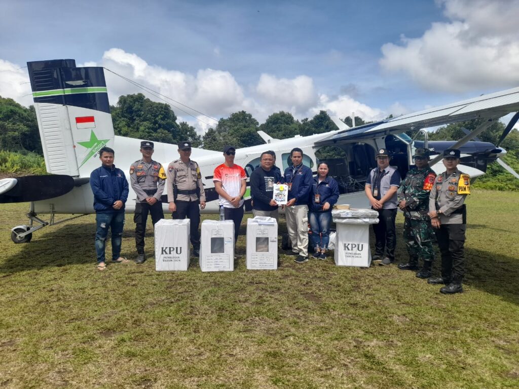 Distribusi Logistik Pilkada Pedalaman Kalimantan Utara Quartal.id