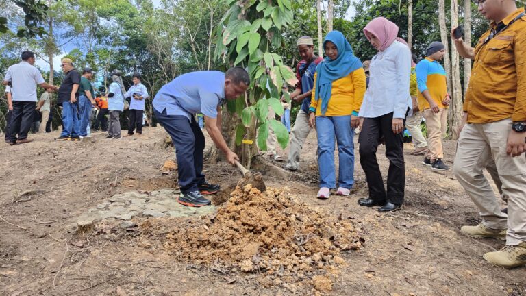 Ilustrasi - Bupati Bulungan Syarwani menanam pohon di Kebun Raya Bundayati pada peringatan Hari Lingkungan Hidup 2024. Quartal.ID